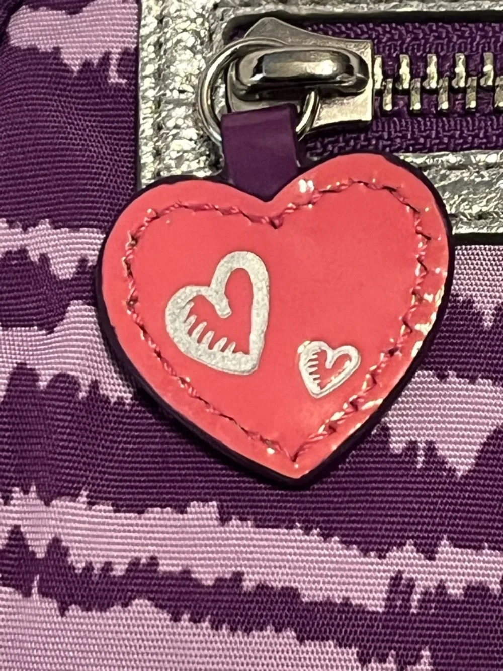 COACH 🦓🦄 NWOT Poppy Cosmetic Case in Purple Zebra Y2K HTF and Collectible